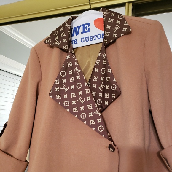 Custom Lv Cashmere Coat 